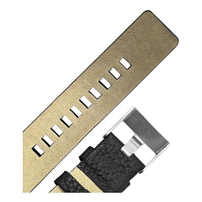 Pulseira para Relógio Compatível com Diesel Dz4281 26mm Preto Com Fecho Prata Completo