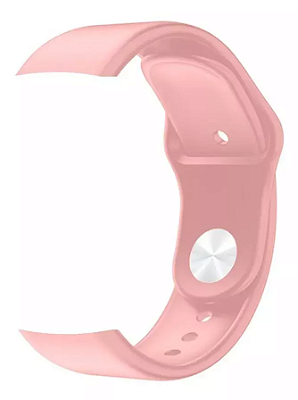 Pulseira para Relógio Compatível com D20 / D13 / Y68 em Silicone - Rosa