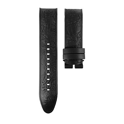 Pulseira para Relógio Compatível com Invicta S2 Yakuza Silicone Preto
