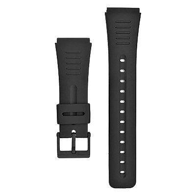 Pulseira para Relógio Compatível com Casio CMD-40 Digital Vintage Borracha Preto Completa com Fivela