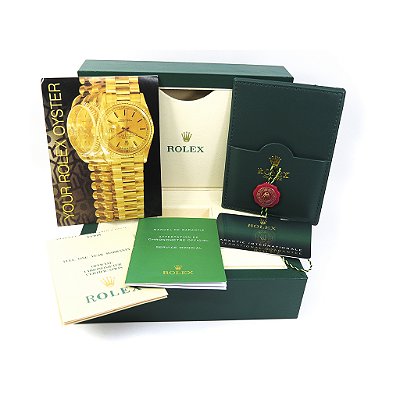 Caixa Compatível com Relógio Rolex Estojo Box Completo em Madeira e Camurça Interior com Porta Documentos
