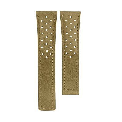 Pulseira Tag Heuer Camurça Premium com Costura 24/20mm