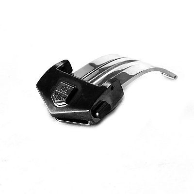 Fecho Deployant Preto Compativel Pulseira Tag Heuer Diversos Tamanhos 24mm / 22mm / 20mm