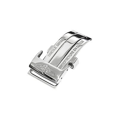 Fecho Deployant Prata Compativel Pulseira Breitling Diversos Tamanhos 22mm / 20mm / 18mm