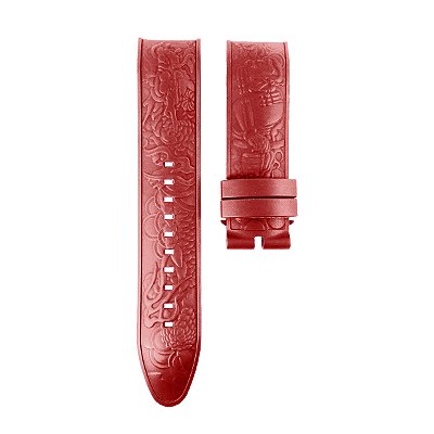 Pulseira para Relógio Compatível com Invicta S2 Yakuza Silicone Vermelho