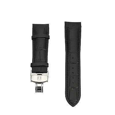 Pulseira Para Relógio Tissot Couro Curvado 23mm c Fecho 20mm