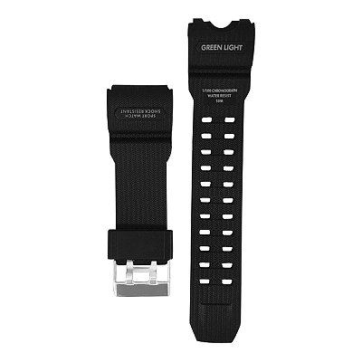 Pulseira para Relógio Compatível com Casio G-Shock GWG1000 Series MudMaster Borracha Preto