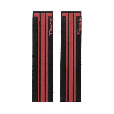 Pulseira para Relógio Compatível com Tissot GP T-Race T048/ T027 Silicone Preto/ Vermelho Com encaixe de 21mm