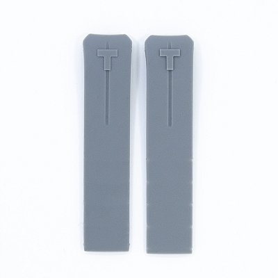 Pulseira para Relógio Compatível com Tissot T-Touch e Expert T013420/ T047420 Cinza Com encaixe de 21mm