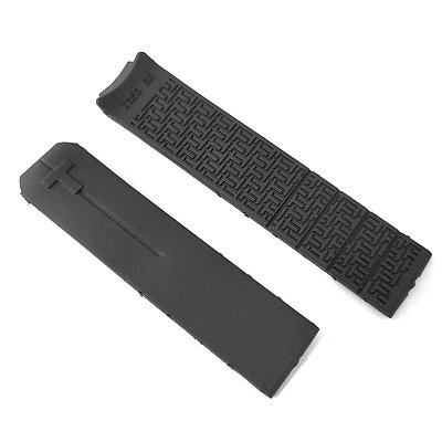 Pulseira para Relógio Compatível com Tissot T-Touch Z253/353 Borracha Preto Com encaixe de 20mm