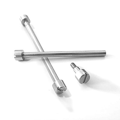 2X Pinos para Pulseira de Relógio para Mormaii MO12579 Aço Prata