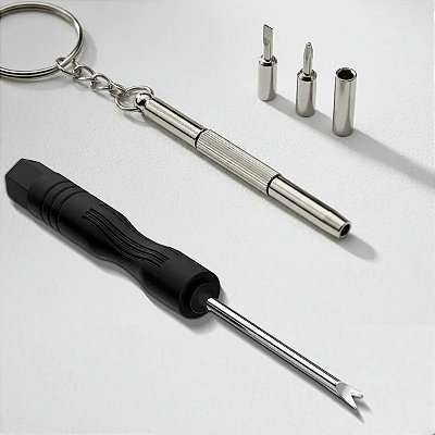 Kit 2x Chaves Para Retirada Pinos E Parafusos De Relógio