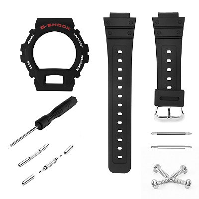Kit Full Para G-shock DW-6900 Pulseira Bezel Chave Parafuso