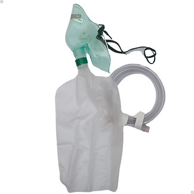 Máscara Oxigênio de Alta Concentração Adulto C/ Reservatório - PROTEC