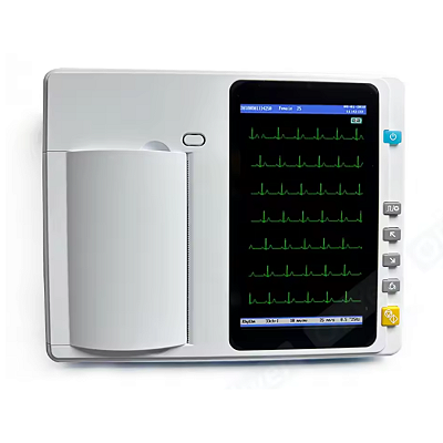 Eletrocardiógrafo 3 Canais ECG Tela 7 Polegadas