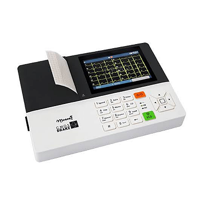 Eletrocardiógrafo ECG 3 canais e 12 derivações - Moses