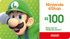 Nintendo eShop Digital R$ 100