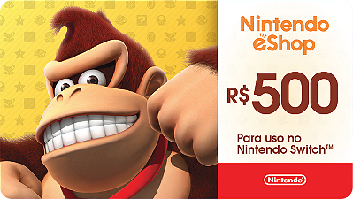 Nintendo eShop Digital R$ 500