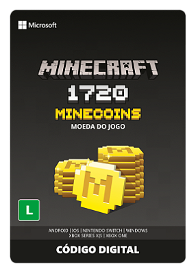 Minecraft Minecoins: 1720 Moedas Envio Digital