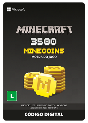 Minecraft Minecoins: 3500 Moedas Envio Digital