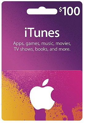 Gift Card App Store Digital $100 Dólares USA