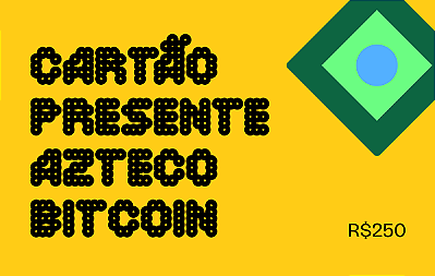Cartão Presente Azteco Bitcoin R$ 250 - Envio Digital