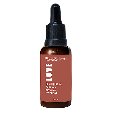 SÉRUM FACIAL CAFEÍNA + EXTRATOS BOTÂNICOS - MAX LOVE