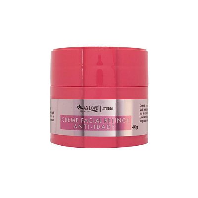 CREME FACIAL RETINOL ANTI IDADE - MAX LOVE