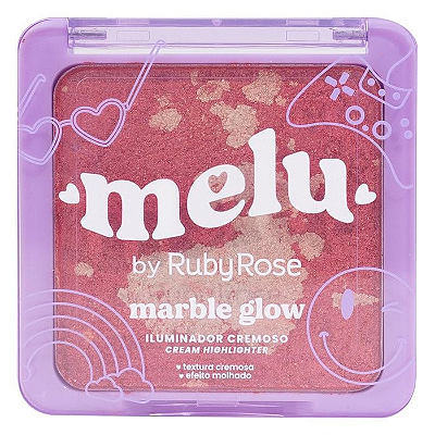 ILUMINADOR CREMOSO MARBLE GLOW SPACE CRUISER MELU - RUBY ROSE