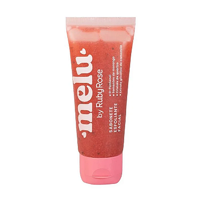 SABONETE ESFOLIANTE FACIAL MORANGO MELU - RUBY ROSE