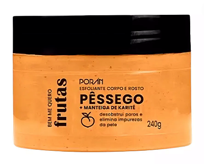 ESFOLIANTE CORPO E ROSTO PÊSSEGO - PORÁN