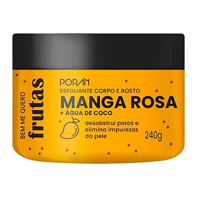 ESFOLIANTE CORPO E ROSTO MANGA ROSA - PORÁN