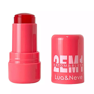 BATOM E BLUSH 2 EM 1 COR 01 - LUA E NEVE