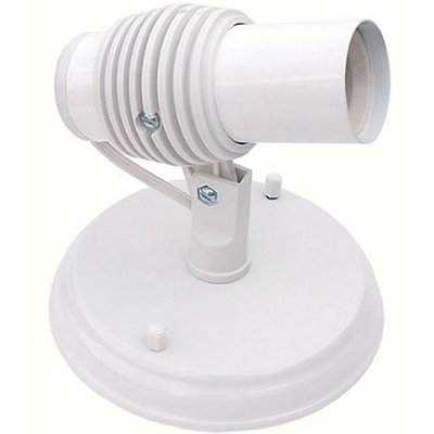 SPOT PVC POPYLUX P/ 01 LAMP BRANCO EXTRALUZ