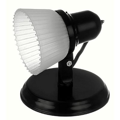 SPOT CRISTAL LUX P/ 01 LAMP PRETO EXTRALUZ
