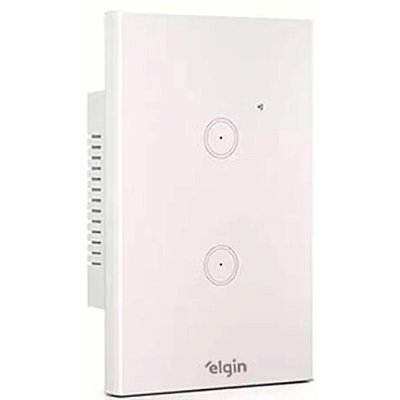 INTERRUPTOR SMART WIFI 2 BOTOES TOUCH ELGIN