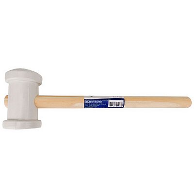 MARTELO DE BORRACHA 80MM GRANDE BRANCO BRASFORT E-COMMERCE