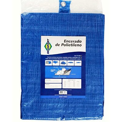 LONA POLIETILENO AZUL 5 X 4M 100GSM BRASFORT E-COMMERCE