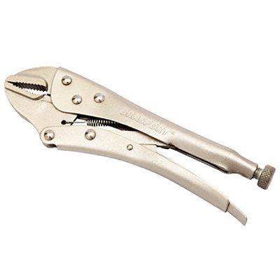 ALICATE PRESSAO BICO RETO CR.10" 254MM BRASFORT E-COMMERCE