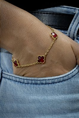 PULSEIRA VAN CLEEF - VERMELHA