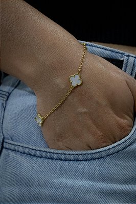 PULSEIRA VAN CLEEF - BRANCA PEQUENA