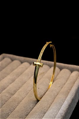 BRACELETE CRUZ CRAVEJADA