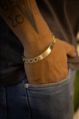 BRACELETE DE GOMO 10MM - MOEDA ANTIGA