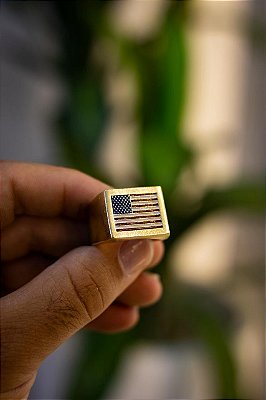 ANEL PERSONALIZADO COM RESINA - MOEDA ANTIGA