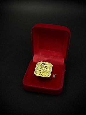 ANEL MÃOS DA FÉ - MOEDA ANTIGA