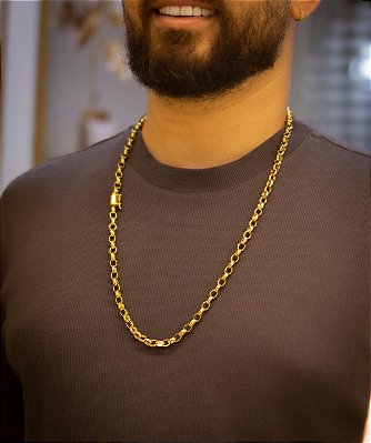 CORRENTE ELO PORTUGUES OVAL DE 6MM