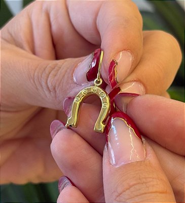 PINGENTE FERRADURA 3D