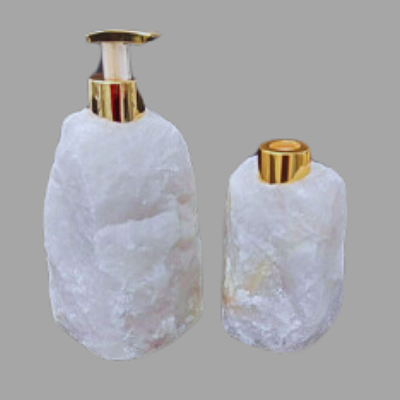 KIT SABONETEIRA E DIFUSOR DE PEDRA BRUTA NATURAL CASA DECORAÇÃO