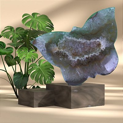 Pedras Naturais Brutas – Conecte-se com a Pureza da Natureza - Borboleta