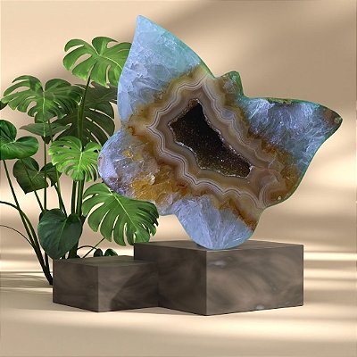 Pedras Naturais Brutas – Conecte-se com a Pureza da Natureza - Borboleta